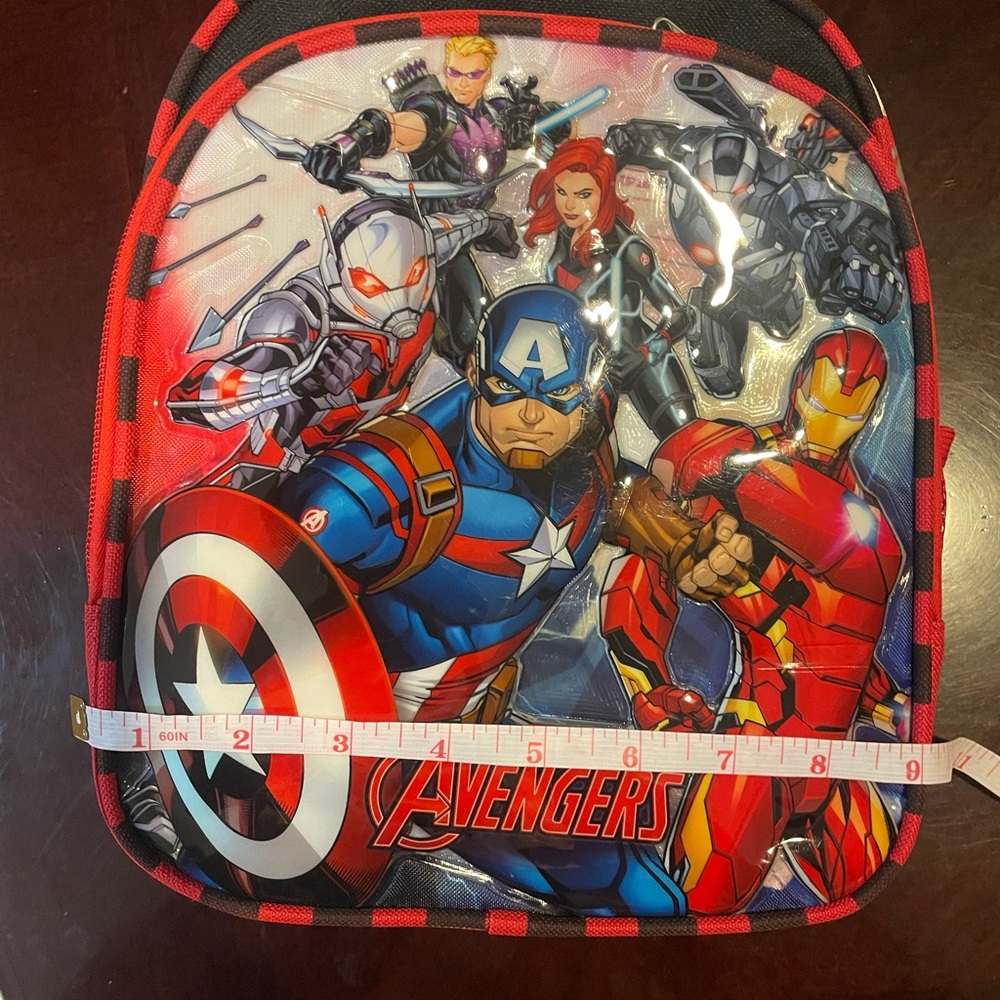 Marvel Avengers Small Kids Backpack - Red and Blue